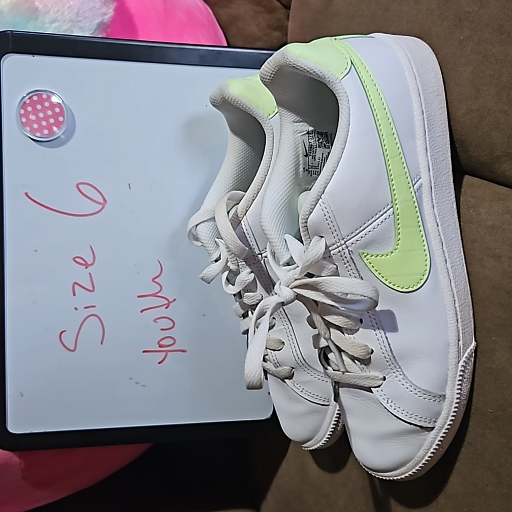 Nike Court Royale “White/Barely Volt”